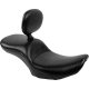 Le Pera Maverick Daddy Long Legs Seat - With Backrest - Smooth - FLH/FLT '23-'24 - 0801-1875  LV-957DLBRS