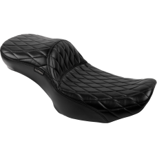 Le Pera Maverick Daddy Long Legs Seat - Without Backrest - Diamond Stitched - FLH/FLT '23-'24 - 0801-1876  LV-957DLDM