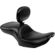 Le Pera Maverick Seat - with Backrest - Smooth - Black - FLH/FLT '23-'24 - 0801-1872  LV-957BRS