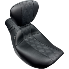 Le Pera Outcast Seat - With Backrest - GT2 Inlay - FLH/FLT '23-'24 - 0801-1884  LV-987BRGT2
