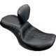 Le Pera Outcast Seat - With Backrest - GT2 Inlay - FLH/FLT '23-'24 - 0801-1893  LV-997BRGT2