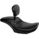 Le Pera Outcast Seat - With Backrest - Plain - FLH/FLT '23-'24 - 0801-1883  LV-987BR