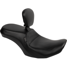 Le Pera Outcast Seat - With Backrest - Plain - FLH/FLT '23-'24 - 0801-1892  LV-997BR