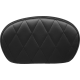 Le Pera Sissy Bar Pad - Medium - Diamond - Dull Black - 0801-1513  L-SBP02DM-DULL