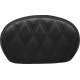 Le Pera Sissy Bar Pad - Medium - Double Diamond - Dull Black - 0801-1511  L-SBP02DD-DULL