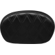 Le Pera Sissy Bar Pad - Medium - Double Diamond - Shiny Black - 0801-1512  L-SBP02DD-SH