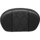 Le Pera Sissy Bar Pad - Medium - GT2/HR2 - Perforated Black - 0801-1516  L-SBP02GT/HR2