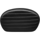 Le Pera Sissy Bar Pad - Medium - Pleated - Shiny Black - 0801-1521  L-SBP02PT-SH