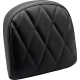 Le Pera Sissy Bar Pad - Small - Diamond - Dull Black - 0801-1525  L-SBP03DM-DULL