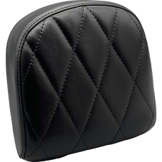Le Pera Sissy Bar Pad - Small - Diamond - Shiny Black - 0801-1526  L-SBP03DM-SH