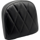 Le Pera Sissy Bar Pad - Small - Diamond - Shiny Black - 0801-1526  L-SBP03DM-SH