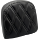 Le Pera Sissy Bar Pad - Small - Double Diamond - Dull Black - 0801-1524  L-SBP03DD-DULL