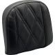 Le Pera Sissy Bar Pad - Small - GT2/HR2 - Perforated Black - 0801-1528  L-SBP03GT/HR2