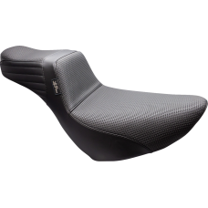 Le Pera Tailwhip Daddy Long Legs Low Rider Seat - Basketweave - Black - FL/FX '18-'23 - 0802-1540  LYR-580DLBW
