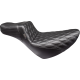 Le Pera Tailwhip Daddy Long Legs Low Rider Seat - Double Diamond - Black - FL/FX '18-'23 - 0802-1539  LYR-580DLDD