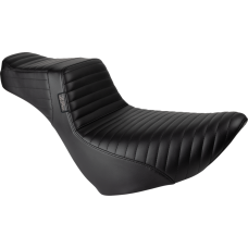 Le Pera Tailwhip Daddy Long Legs Low Rider Seat - Pleated - Black - FL/FX '18-'23 - 0802-1541  LYR-580DLPT