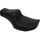 Le Pera Tailwhip Seat - Bright Gray Double Diamond Stitch - FLHFLT '23-'24 - 0801-1850  LV-587DD-GY01