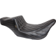 Le Pera Tailwhip Seat - Double Diamond w/ Chestnut Thread - Black - FL '08-'24 - 0801-1535  LK-587DD-CHET