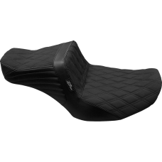 Le Pera Tailwhip Seat - Double Diamond w/ Gripper - FLH/FLT '23-'24 - 0801-1707  LV-587DDGP