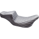 Le Pera Tailwhip Seat - Double Diamond w/ Titanium Thread - Black - FL '08-'24 - 0801-1538  LK-587DD-TTM
