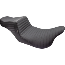 Le Pera Tailwhip Seat - Pleated w/ Grip Tape - Black - FL '08-'23 - 0801-1540  LK-587PTGP