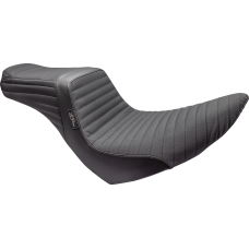 Le Pera Tailwhip Seat - Pleated w/ Grip Tape - Black - FL/FX '18-'23 - 0802-1537  LYR-580PTGP