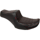 Le Pera Tailwhip Seat - Red Double Diamond Stitch - FLH/FLT '23-'24 - 0801-1849  LV-587DD-R01