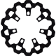 Lyndall Racing Brakes Llc Brake Rotor - Front - 11-13/16" - Black - 1710-4525  3-621