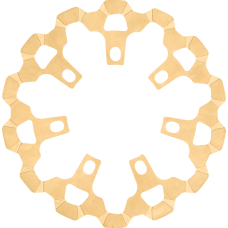 Lyndall Racing Brakes Llc Brake Rotor - Front - 11-13/16" - Gold - 1710-4526  3-622