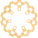 Lyndall Racing Brakes Llc Brake Rotor - Front - 11-13/16" - Gold - 1710-4526  3-622