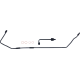 Magnum Shielding Brake Line Kit - MC to HCU - Rear - Black Pearl - 1741-6680  AS4626