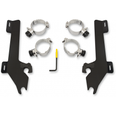 Memphis Shades Batwing Trigger Lock Mounting Kit - Kingpin - Black - 2321-0160  MEK1928