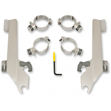 Memphis Shades Batwing Trigger Lock Mounting Kit - Kingpin - Polished - 2321-0159  MEK1927