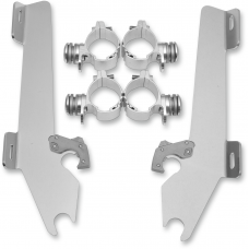 Memphis Shades Batwing Trigger Lock Mounting Kit - Vegas - Polished - 2321-0161  MEK1929