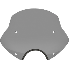 Memphis Shades Speed Demon Sportshields - 13" - 7" Headlight Cutout - Black Smoke - 2313-0326  MEP54312