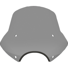 Memphis Shades Speed Demon Sportshields - 15" - 9" Headlight Cutout - Black Smoke - 2313-0337  MEP54712