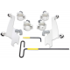 Memphis Shades Trigger Lock Sportshield Mounting Kit - Vegas - Polished - 2321-0375  MEK2020