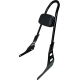Motherwell One-Piece Sissy Bar - Gloss Black - 1501-0787  MWL-220-GB.