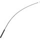 Motion Pro Blackout Top Half Clutch Cable - +8-3/4" - 0652-3247  06-2431