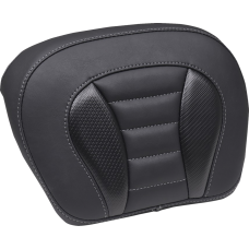 Mustang Deluxe Chopped Tour-Pak® Sissy Bar Pad - Black w/ Gunmetal Stitch - Touring - 0822-0608  88405GM