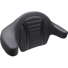Mustang Deluxe Extended Passenger Arm Backrest - Black - Touring - 0822-0610 88403