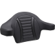 Mustang Deluxe Extended Passenger Arm Backrest - Gunmetal Stitch - Touring - 0822-0611  88403GM