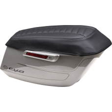 Mustang Deluxe Saddlebag Lid Coers - Black - Touring - 3501-2130 88404