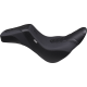 Mustang Signature Series Squareback - Gripper Vinyl - Chevron - Gunmetal Stitch - Softail '18-'24 - 0801-1669  76323GM
