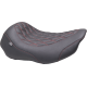 Mustang Wide Tripper Seat - Solo - Dark Cherry Stitching - FLT/FLH '23-'25 - 0801-2021  88503DC