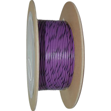 Namz 100' Wire Spool - 20 Gauge - Violet/Black - 2120-1323  NWR-70-100-20