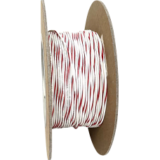 Namz 100' Wire Spool - 20 Gauge - White/Red - 2120-1329  NWR-92-100-20
