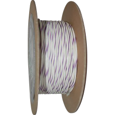 Namz 100' Wire Spool - 20 Gauge - White/Violet - 2120-1330  NWR-97-100-20
