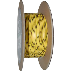 Namz 100' Wire Spool - 20 Gauge - Yellow/Black - 2120-1318  NWR-40-100-20