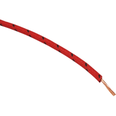 Namz 25' Cloth-Braided Wire Spool - 16 Gauge - Red/Black - 2120-1262  NCBW-20